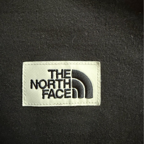 The North Face Black Crewneck Sweatshirt with White Logo - Picture 3 of 3